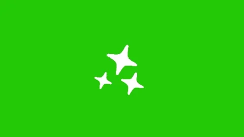 Star animation on chroma key background Stock-Footage 332209770
