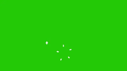 Star animation on chroma key background 库存影片 332209773