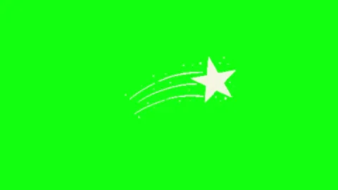 Star animation on green screen background Vídeo Stock 335427609