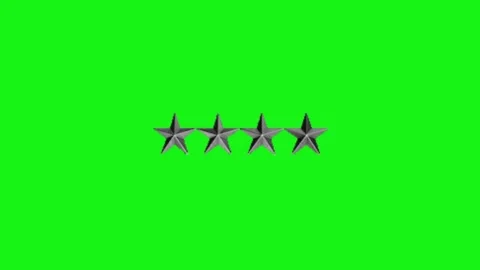 Star animation on green screen Vidéo 329331534