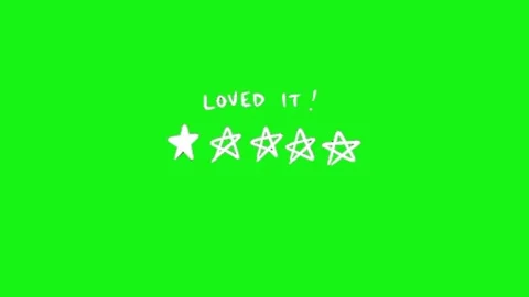 Star animation on green screen Vidéo 329331538