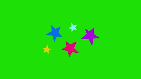 Star animation on green screen Vidéo 329969806