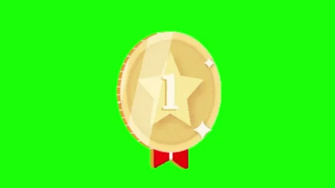 Star animation on green screen Vidéo 330037978