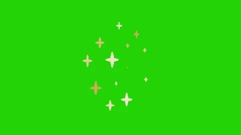 Star animation on green screen Vidéo 331500906