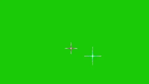 Star animation on green screen 库存影片 332643302