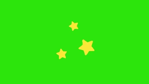 Star animation on green screen Vidéo 332643384