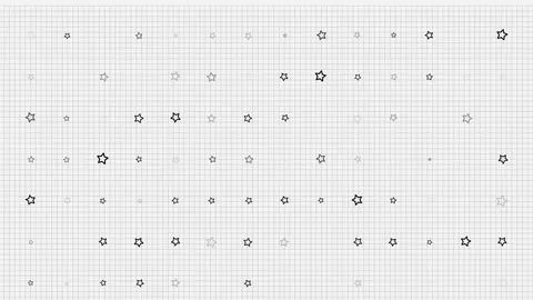 Star animation loop. Seamless pattern background. small stars slowly blink on Stock Footage 138846280