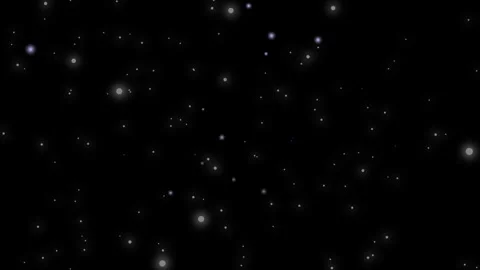Star animation in outer space background, animated stars falling into camera Stock Footage 303944760