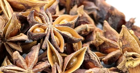 Star anise Stock Footage 96774859