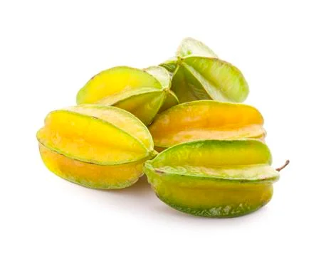 Star apple on white background Stock Photos