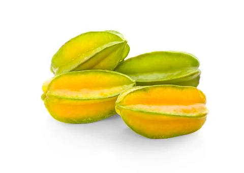 Star apple on white background Foto stock