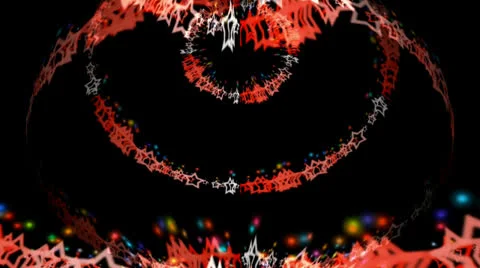 Star Array Motion Mapping Stockbeeldmateriaal 24728458