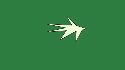 Star on arrow it expression style figure elements frame motion emotion Stock Footage 335696056