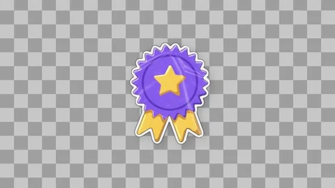 Star Award Badge Sticker 스톡 After Effects