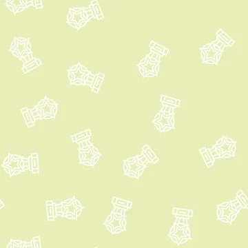 Star award line seamless pattern Stock Illustration