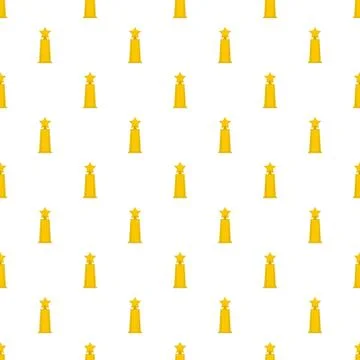 Star award pattern seamless Stock Illustration