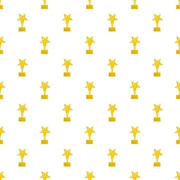 Star award pattern seamless Ilustração Stock