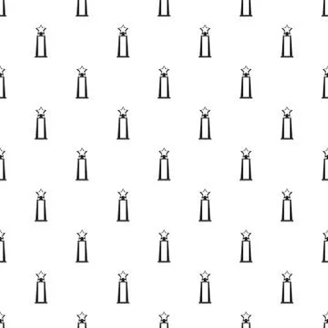 Star award pattern vector seamless Stock Illustration