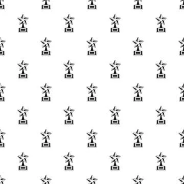 Star award pattern vector seamless Stock Illustration