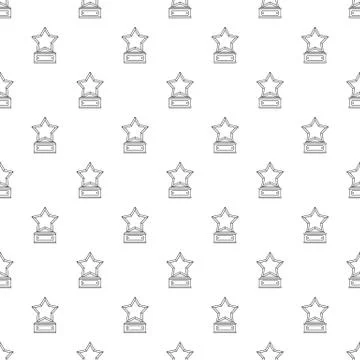 Star award pattern vector seamless 스톡 일러스트