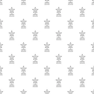 Star award pattern vector seamless 스톡 일러스트