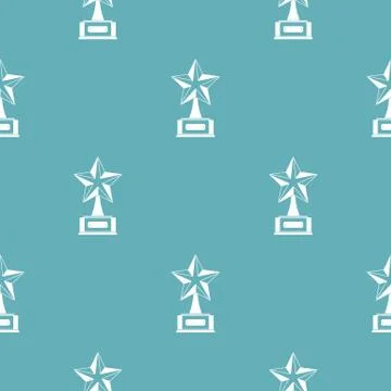 Star award pattern vector seamless Illustrazione stock