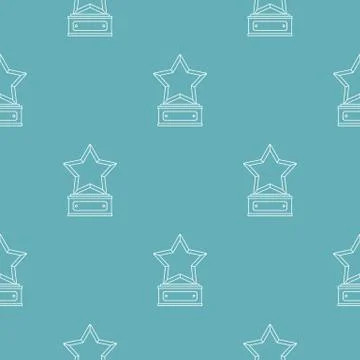 Star award pattern vector seamless Stock Illustration