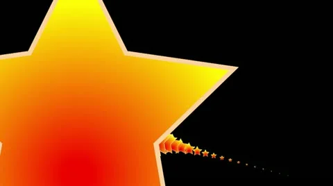 Star background, Loop, with alpha mask for easy integration into any video Stock Footage 20479446