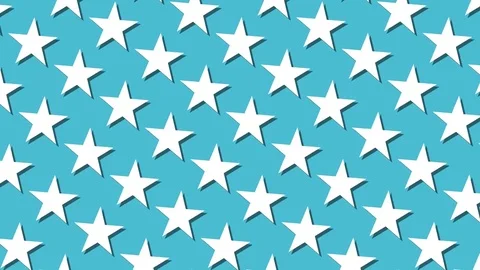 Star background loop blue white with shadow Vídeos de archivo 73832185