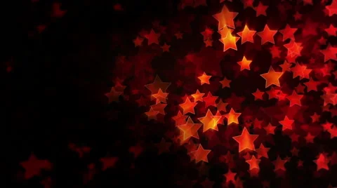 Star Background. Orange. Loopable. 2 options with and without mask. Vídeos de archivo 59575768