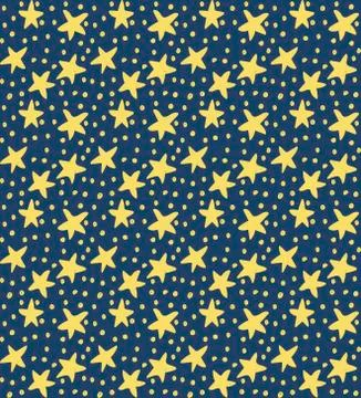 Star background, pattern illustration, vector Illustrazione stock