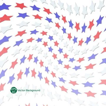 Star background with red blue white color illustration vector 스톡 일러스트