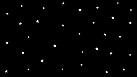 Star Background Transparent Background Stock Footage 89363902