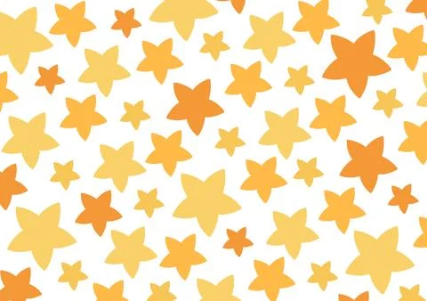 Star background with yellow color theme Stock Illustration