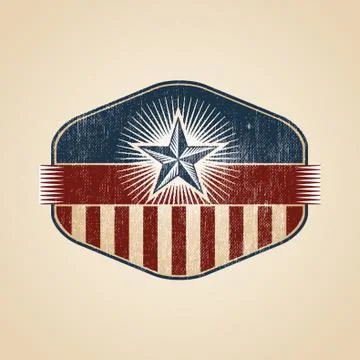 Star Badge Stock-Illustration