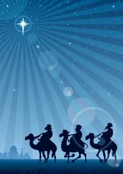Star of Bethlehem Stock Illustration