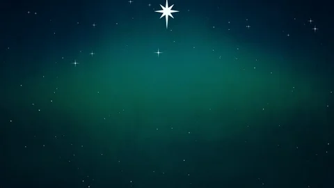 Star Of Bethlehem Motion Graphics Stock Footage 120610452