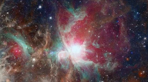 Star birth in the extreme. Elements of this image furnished by NASA Star b... Stock Photos
