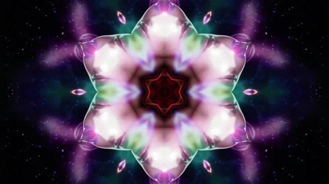 Star Blast Kaleidoscope Stock Footage 245603831