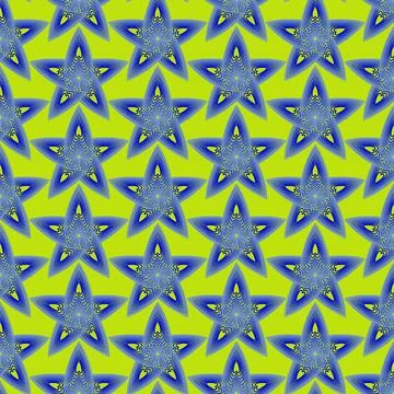 The star is blue Stock Illustration