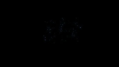 Star blue light shine particles move to camera. Stock Footage 89027008