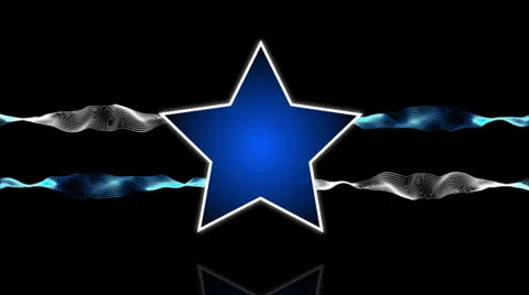 Star Blue String Stock Footage 25367719