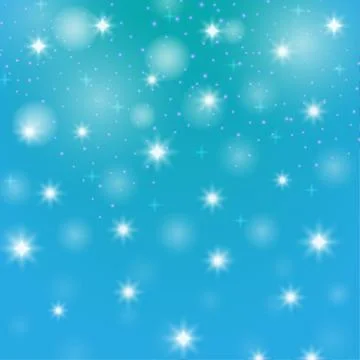 Star bokeh Illustrazione stock