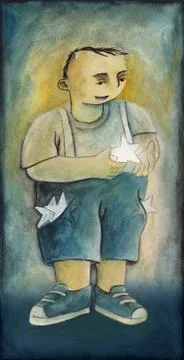 Star boy Stock Illustration