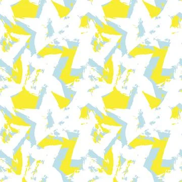 Star brush stroke seamless pattern design Stock Illustration