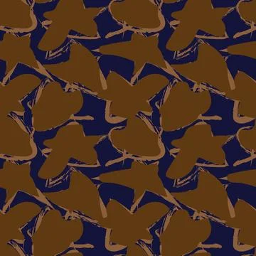 Star brush stroke seamless pattern design Stock Illustration