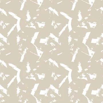 Star brush stroke seamless pattern design Stock Illustration