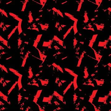 Star brush stroke seamless pattern design Stock Illustration
