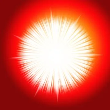 Star burst fire Stock Illustration