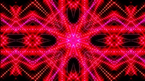 Star Burst Kaleidoscope Loop Stock Footage 43618650